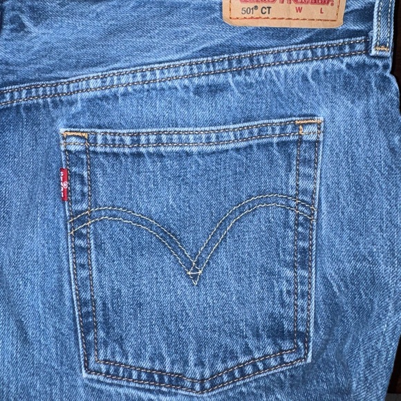 Levi’s 501 CT Medium Wash Jeans Women’s Tag Size 32 x 32 - Picture 8 of 14
